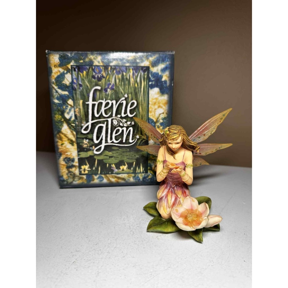 2003 Faerie Glen "Mystiwish" Retired Fairy Decor Figurine Original‎ Box RARE